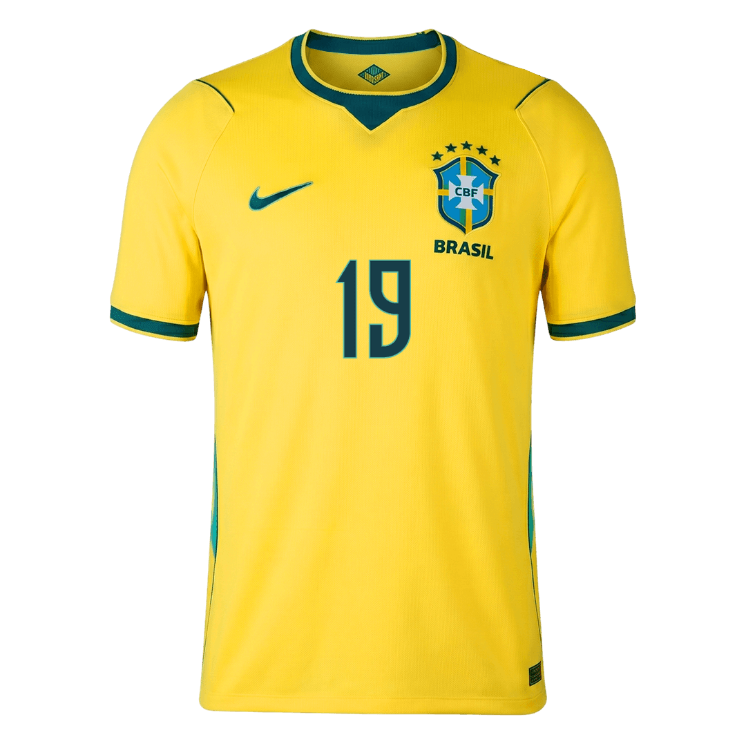 ENDRICK #19 Brazil Home Jersey - 2026 World Cup Yellow - Super
