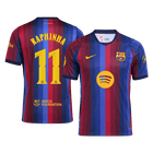 رافينيا #11 برشلونة القميص الأساسي 2026/27 أزرق وعنابي - دوري أبطال أوروبا