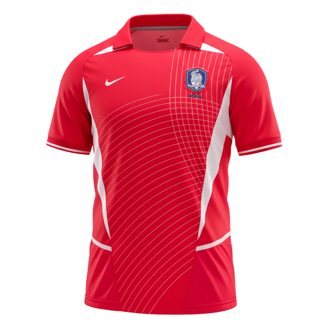 Maillot rétro domicile Corée du Sud 2002 Rouge
