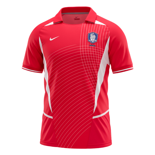 Maillot rétro domicile Corée du Sud 2002 Rouge