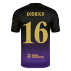 RODRIGO #16 Barcelona Extérieur Maillot 2026/27 Black/Purple - UCL
