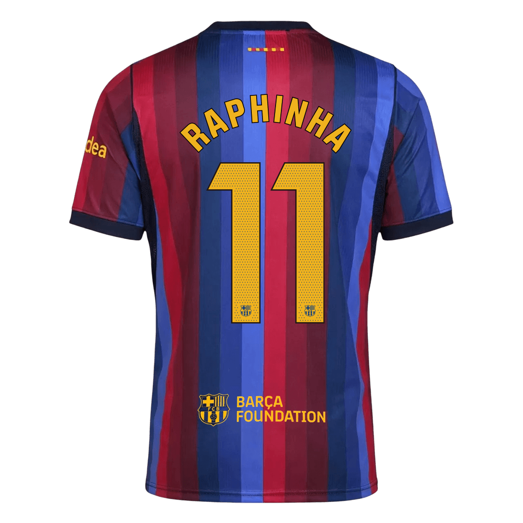 RAPHINHA #11 Barcelona Domicile Maillot 2026/27 Blue&Garnet