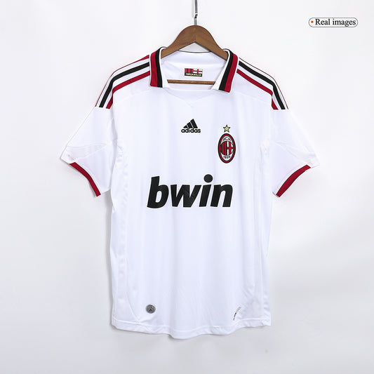 Maillot Rétro AC Milan Extérieur 2009/10 Blanc