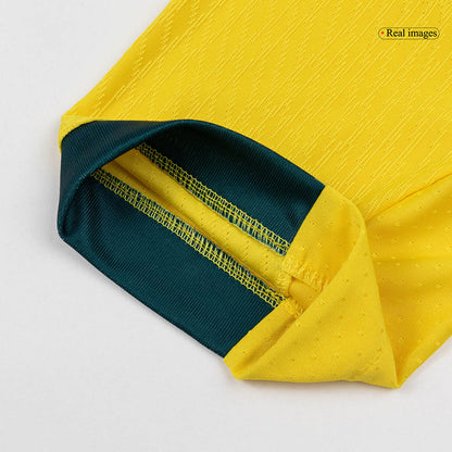 Brésil Domicile Maillot - Coupe du Monde 2026 Jaune Joueur