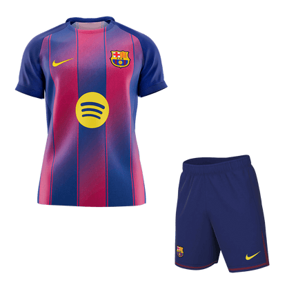 Kit Maillot Domicile Homme Barcelone 2025/26 Rouge&Bleu - Super