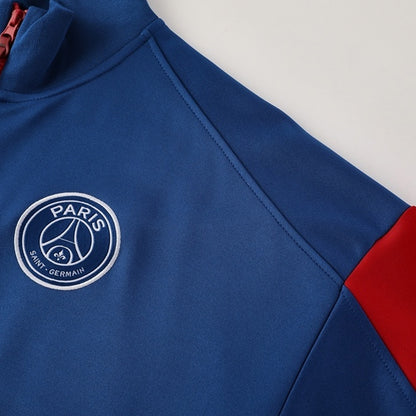 PSG Veste de Football Kit 2025/26 Marine&Rouge