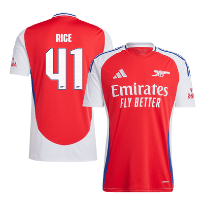 RICE #41 Maillot Domicile Arsenal 2024/25 Rouge - UCL