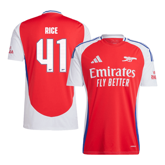 RICE #41 Maillot Domicile Arsenal 2024/25 Rouge - UCL