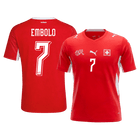 EMBOLO #7 Switzerland Home Jersey - 2026 World Cup Red