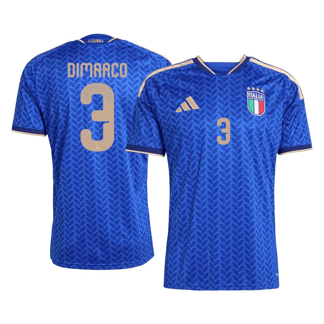 DIMARCO #3 Italie Maillot Domicile - Coupe du Monde 2026 Bleu - Super