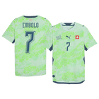 EMBOLO #7 Switzerland Away Shirt - 2026 World Cup Green