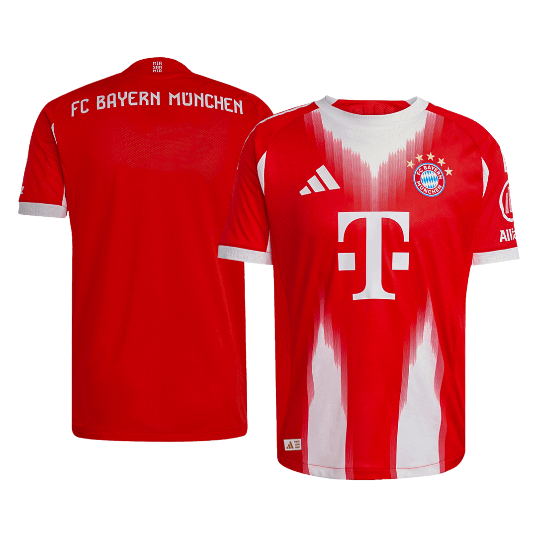 Bayern Munich Domicile Maillot 2025/26 Rouge Joueur