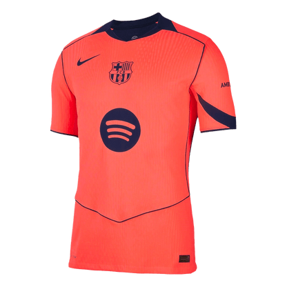LEWANDOWSKI #9 Barcelone Troisième Maillot 2025/26 Orange Joueur - UCL