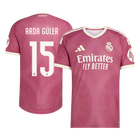 ARDA GÜLER #15 Real Madrid Third Maillot 2026/27 Rose Joueur