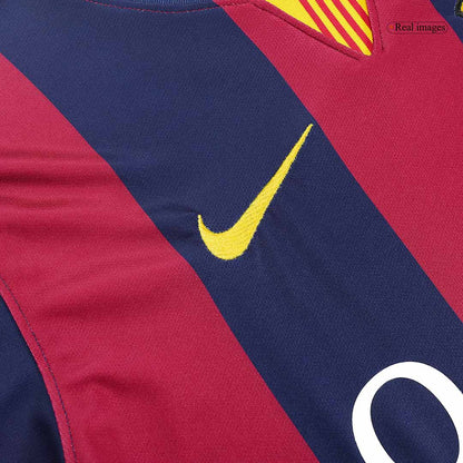 Maillot Domicile Rétro Barcelone 2014/15 Rouge&Bleu