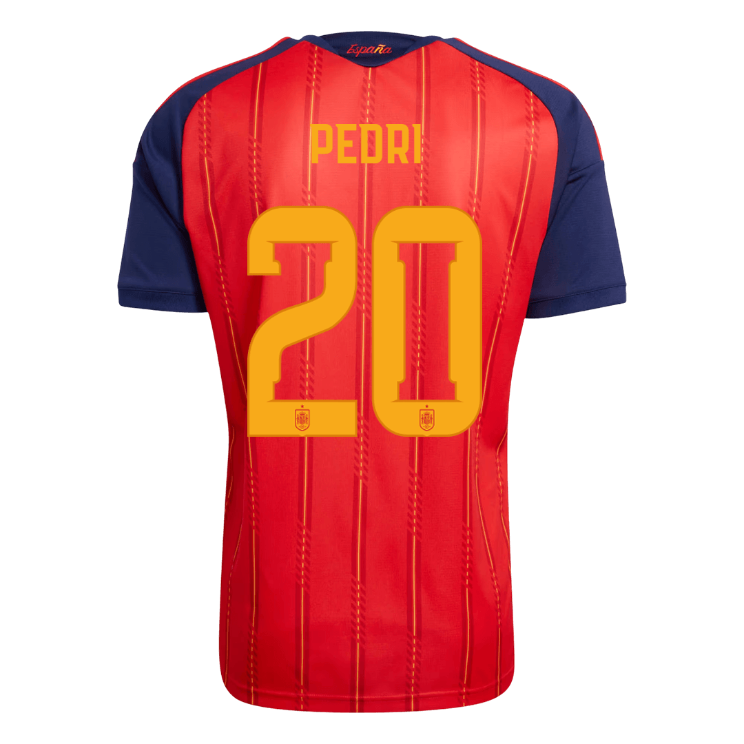 PEDRI #20 Spain Home Jersey - World Cup 2026 Red - Super