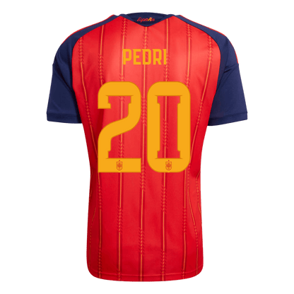 PEDRI #20 Spain Home Jersey - World Cup 2026 Red - Super