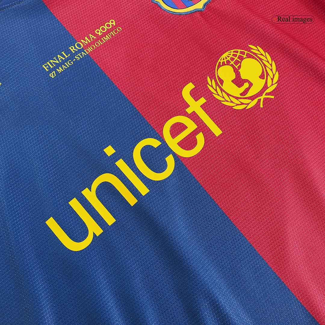 Retro MESSI #10 Barcelona Domicile Maillot 2008/09 - UCL