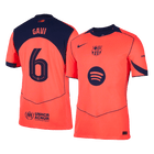 GAVI #6 Barcelone Troisième Maillot 2025/26 Orange Joueur - UCL