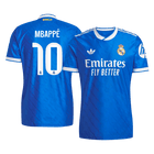 MBAPPÉ #10 Real Madrid Troisième Maillot 2025/26 Bleu Joueur