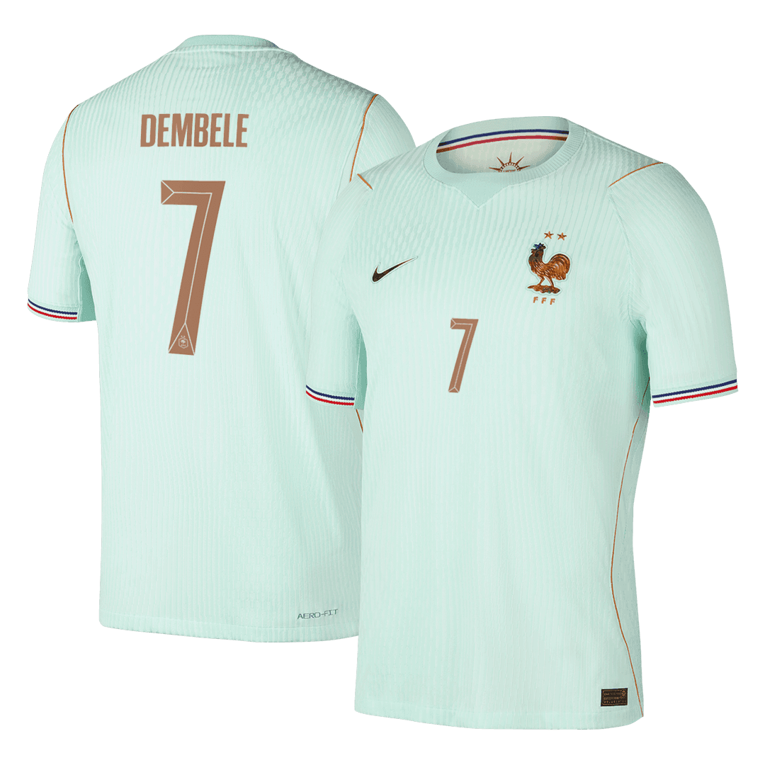 DEMBELE #7 France Away Jersey - 2026 World Cup Green Player