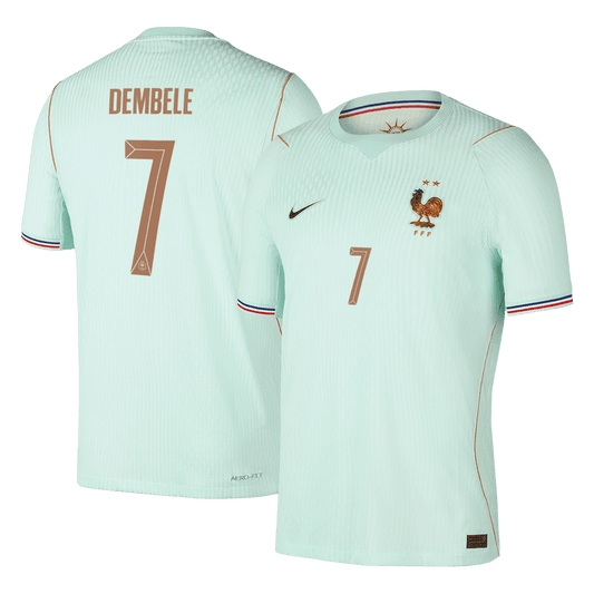 DEMBELE #7 France Away Jersey - 2026 World Cup Green Player