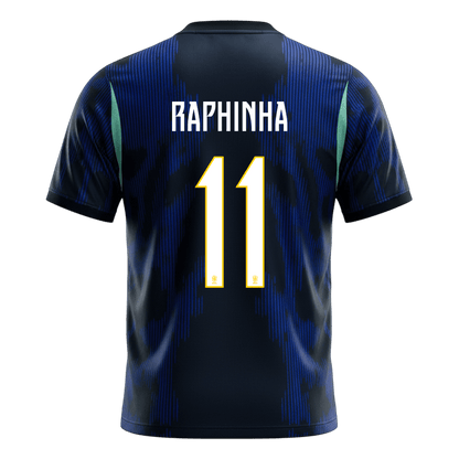 RAPHINHA #11 Brazil Away Jersey - World Cup 2026 Navy