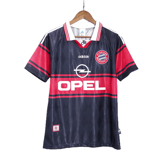 Retro Bayern Munich Domicile Maillot 1997/99 Black&Red