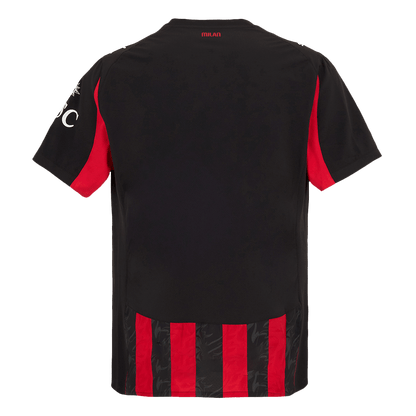 Maillot Domicile AC Milan 2025/26 Rouge et Noir Joueur