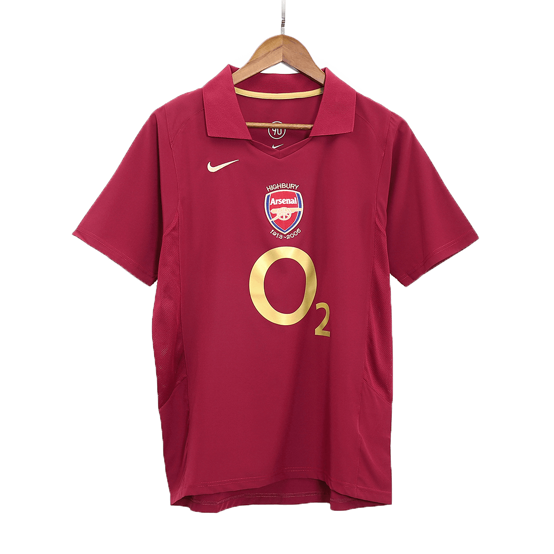 Maillot Rétro Domicile Arsenal 2005/06