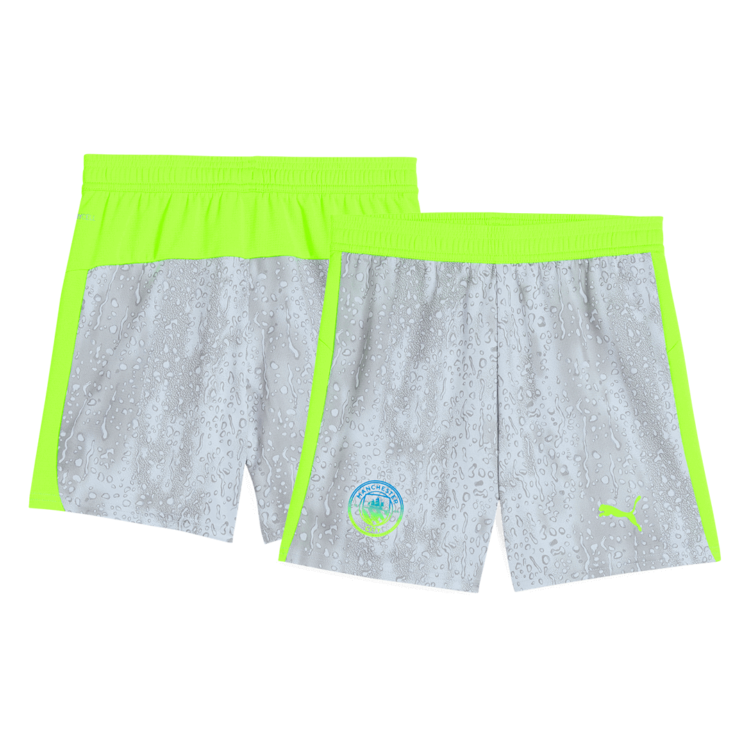 Manchester City Troisième Maillot Kit 2025/26 Gris