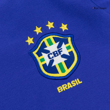Retro Brazil Away Jersey 2002 Blue