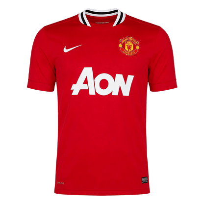 Maillot Rétro Domicile Manchester United 2011/12 Rouge