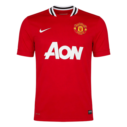 Maillot Rétro Domicile Manchester United 2011/12 Rouge