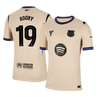 ROONY #19 Barcelone Maillot Extérieur 2025/26 Jaune Joueur - UCL