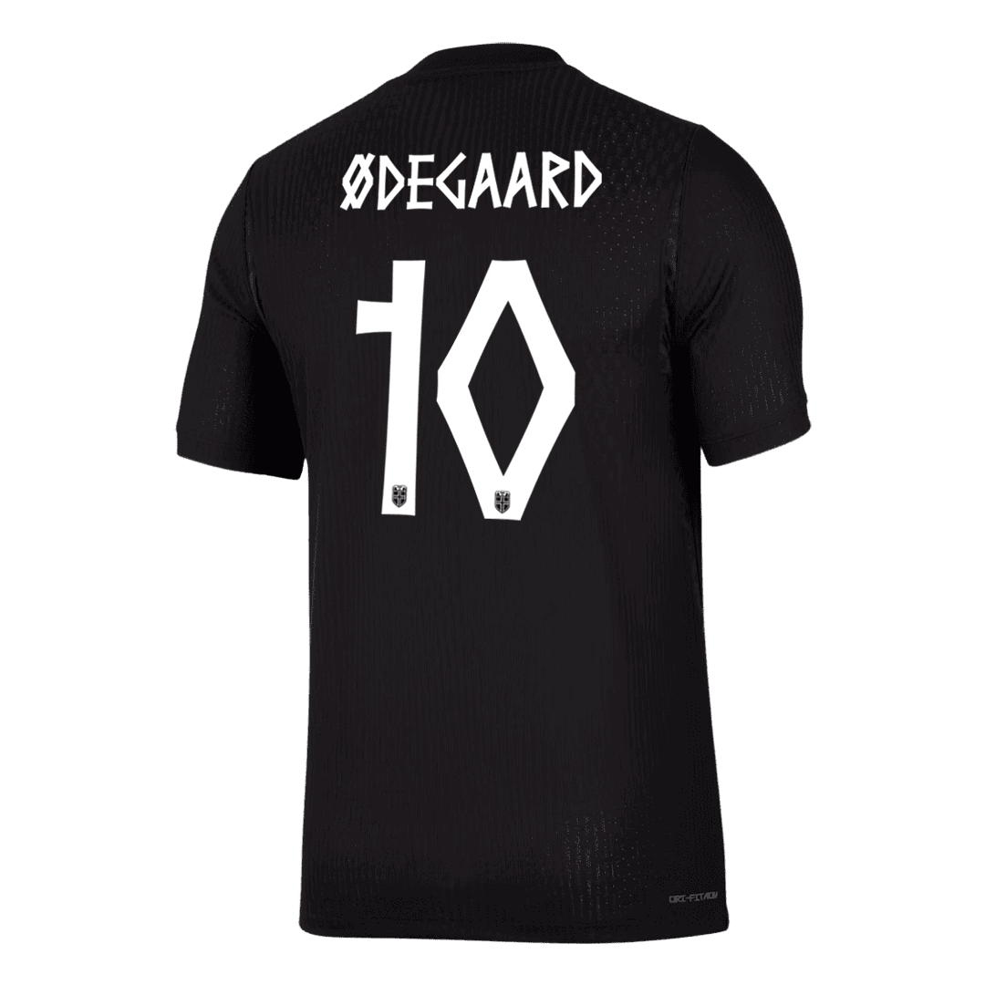 ØDEGAARD #10 Norvège Extérieur Maillot - Coupe du Monde 2026 Noir Joueur