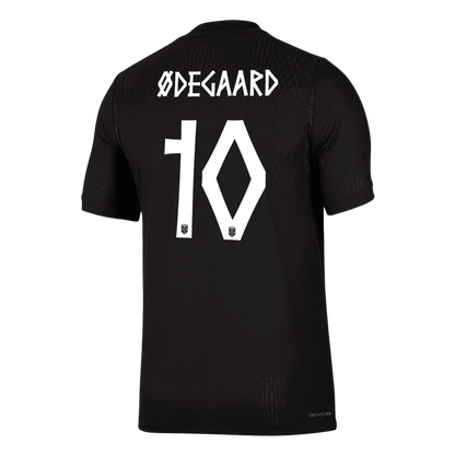 ØDEGAARD #10 Norvège Extérieur Maillot - Coupe du Monde 2026 Noir Joueur
