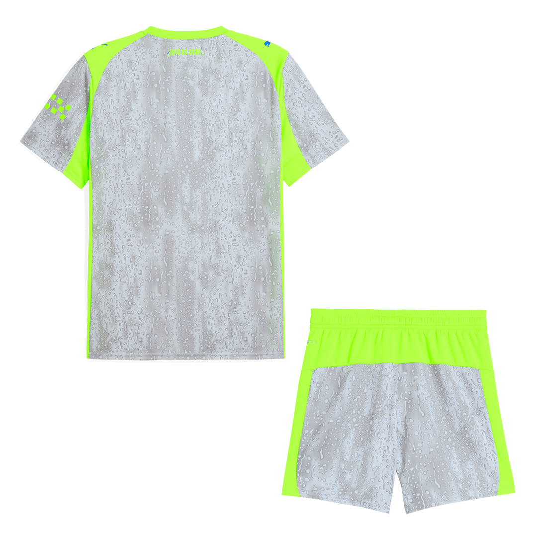 Manchester City Troisième Maillot Kit 2025/26 Gris