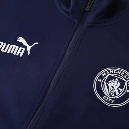 Manchester City Veste de Football Kit 2025/26 Bleu marine