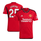 SANCHO #25 Manchester United Domicile Maillot 2023/24 Rouge
