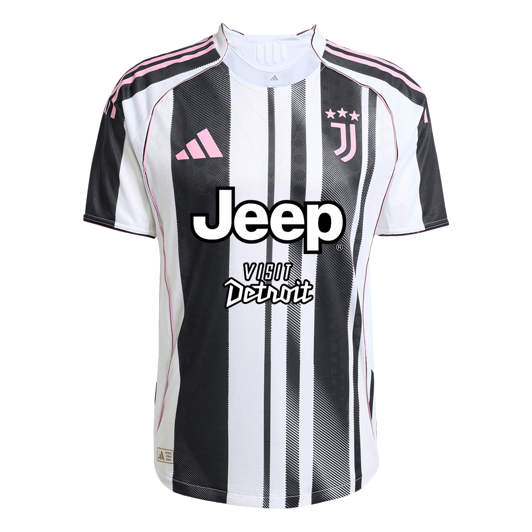Juventus Domicile Maillot 2025/26 Noir&Blanc Joueur