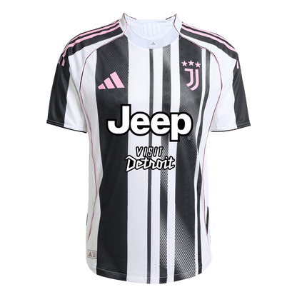 KALULU #15 Juventus Domicile Maillot 2025/26 Noir&Blanc Joueur