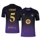 CUBARSÍ #5 Barcelona Extérieur Maillot 2026/27 Black/Purple Joueur - UCL