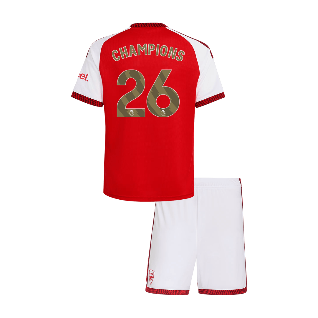 CHAMPIONS #26 Arsenal Domicile Maillot Kit 2026/27 Rouge