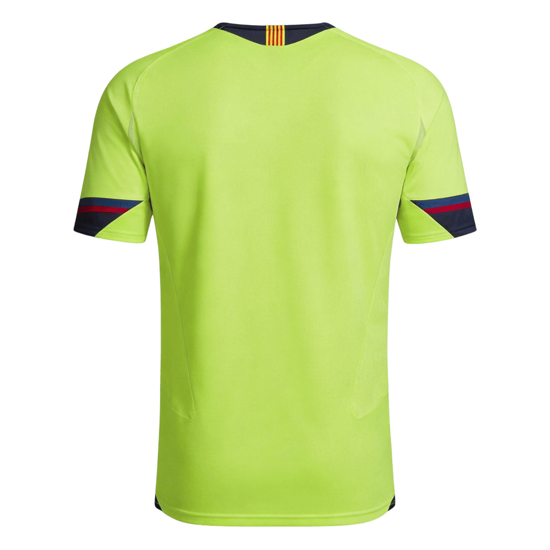 Maillot Rétro Barcelone Extérieur 2005/06 Vert Fluo