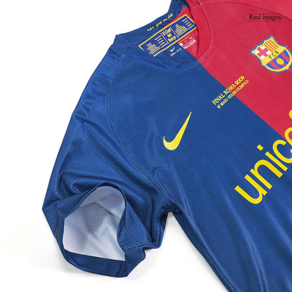 Retro MESSI #10 Barcelona Domicile Maillot 2008/09 - UCL