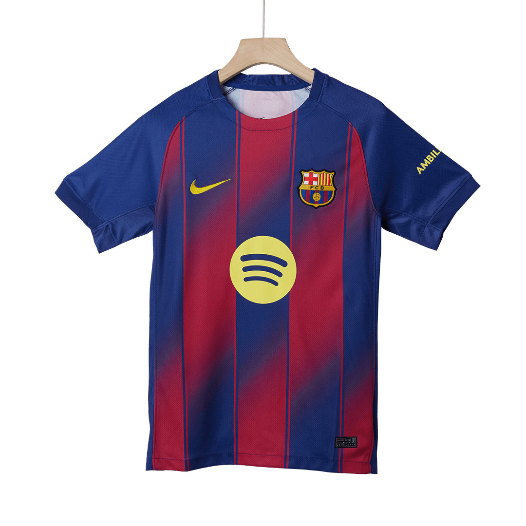 ROONY #19 Barcelone Maillot Domicile 2025/26 Rouge&Bleu - UCL - Super