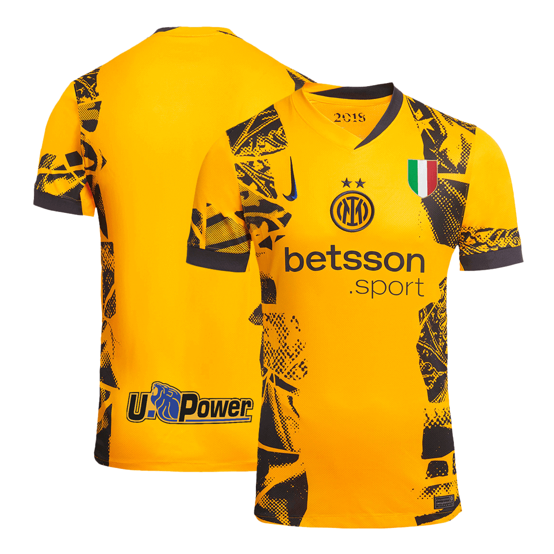 Inter Milan Third Maillot 2024/25 Jaune