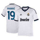 Maillot Domicile Rétro MODRIĆ #19 Real Madrid 2012/13 Blanc
