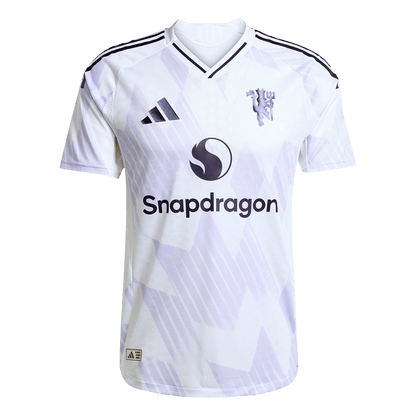 Manchester United Maillot extérieur joueur 2025/26 Blanc